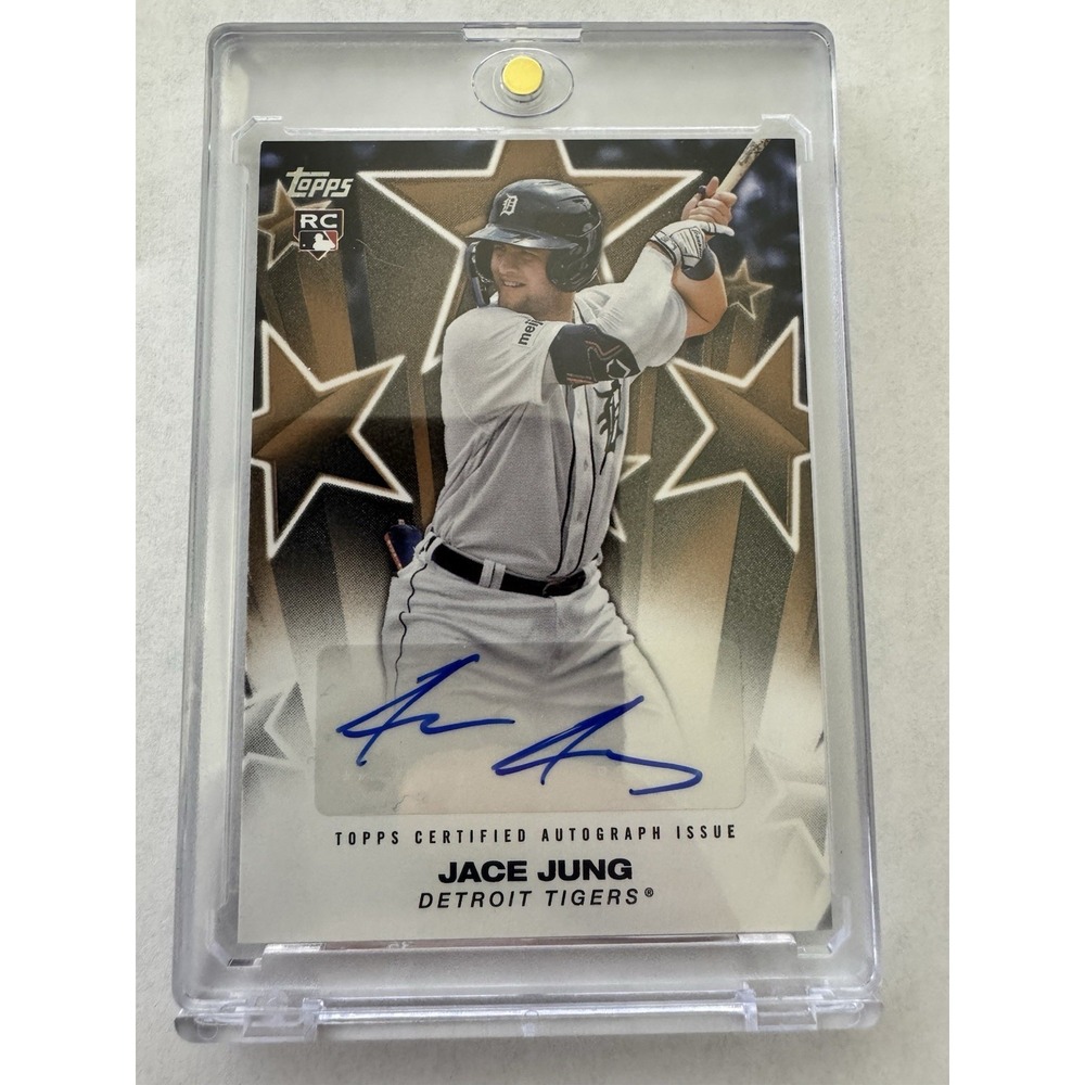 2025 Topps Series 1‎ - #BSA-JJ JACE JUNG BASEBALL STARS GOLD RC AUTO 36/50